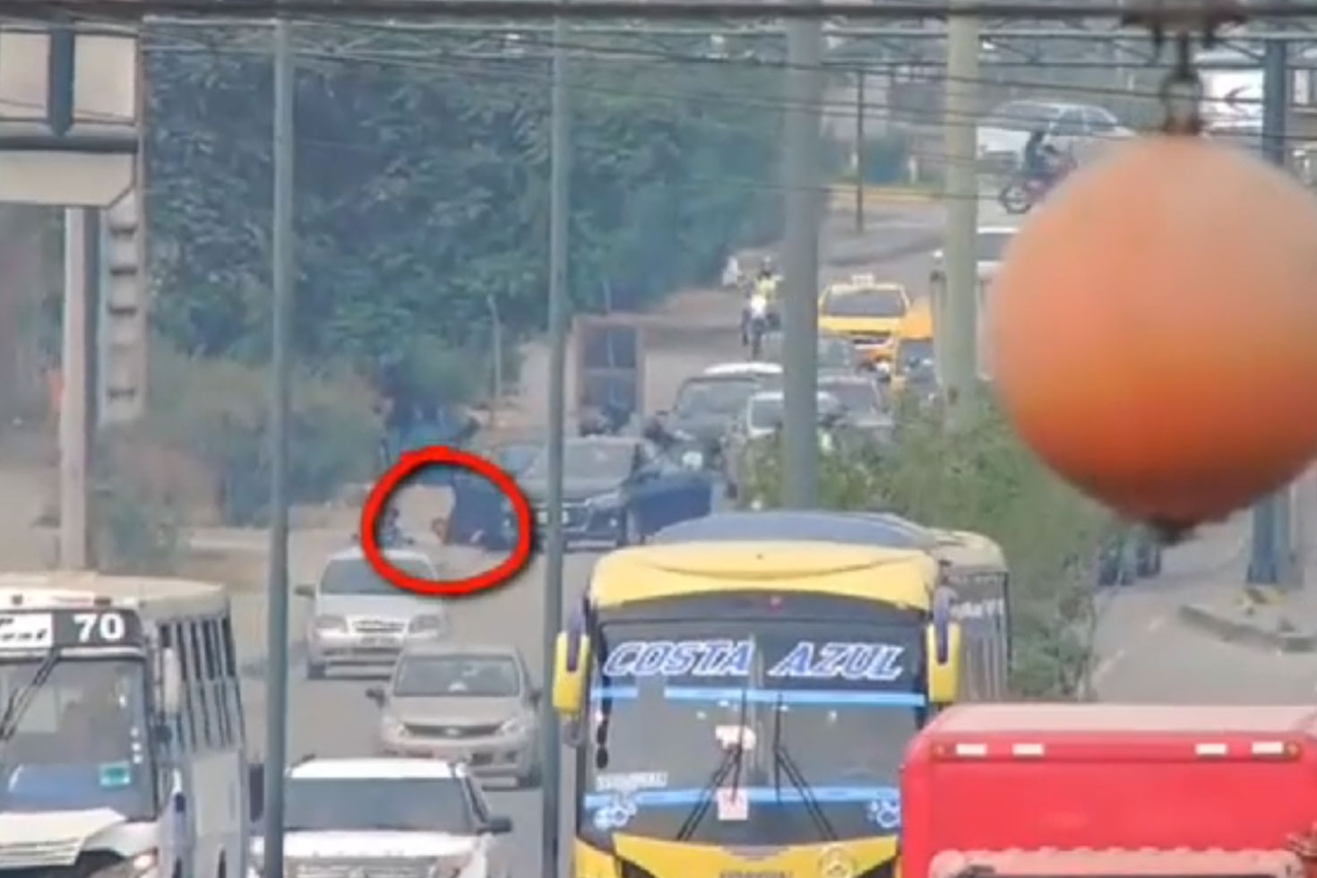 Vehículo reportado como robado es interceptado en la Autopista Narcisa de Jesús 