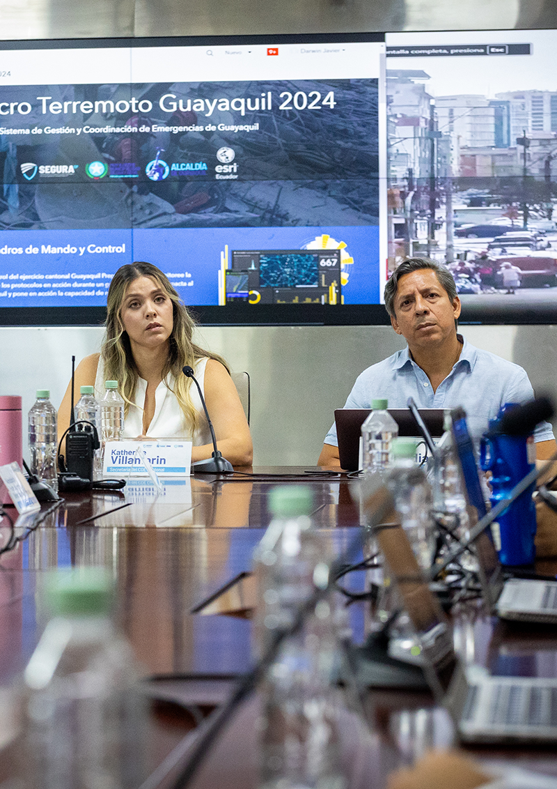 600 empresas participaron activamente en el gran simulacro de terremoto de Guayaquil 2024